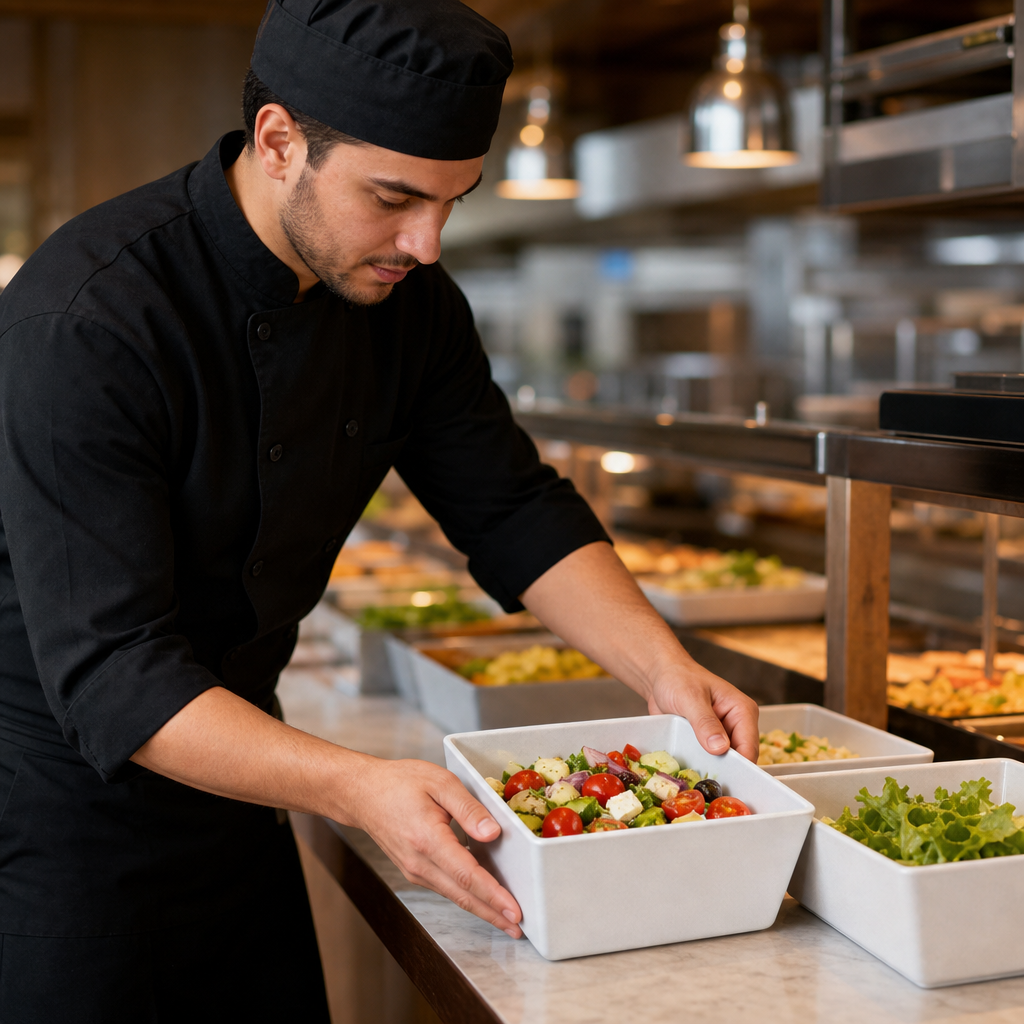 Chunky Crock 2L Melamine for Catering & Hospitality