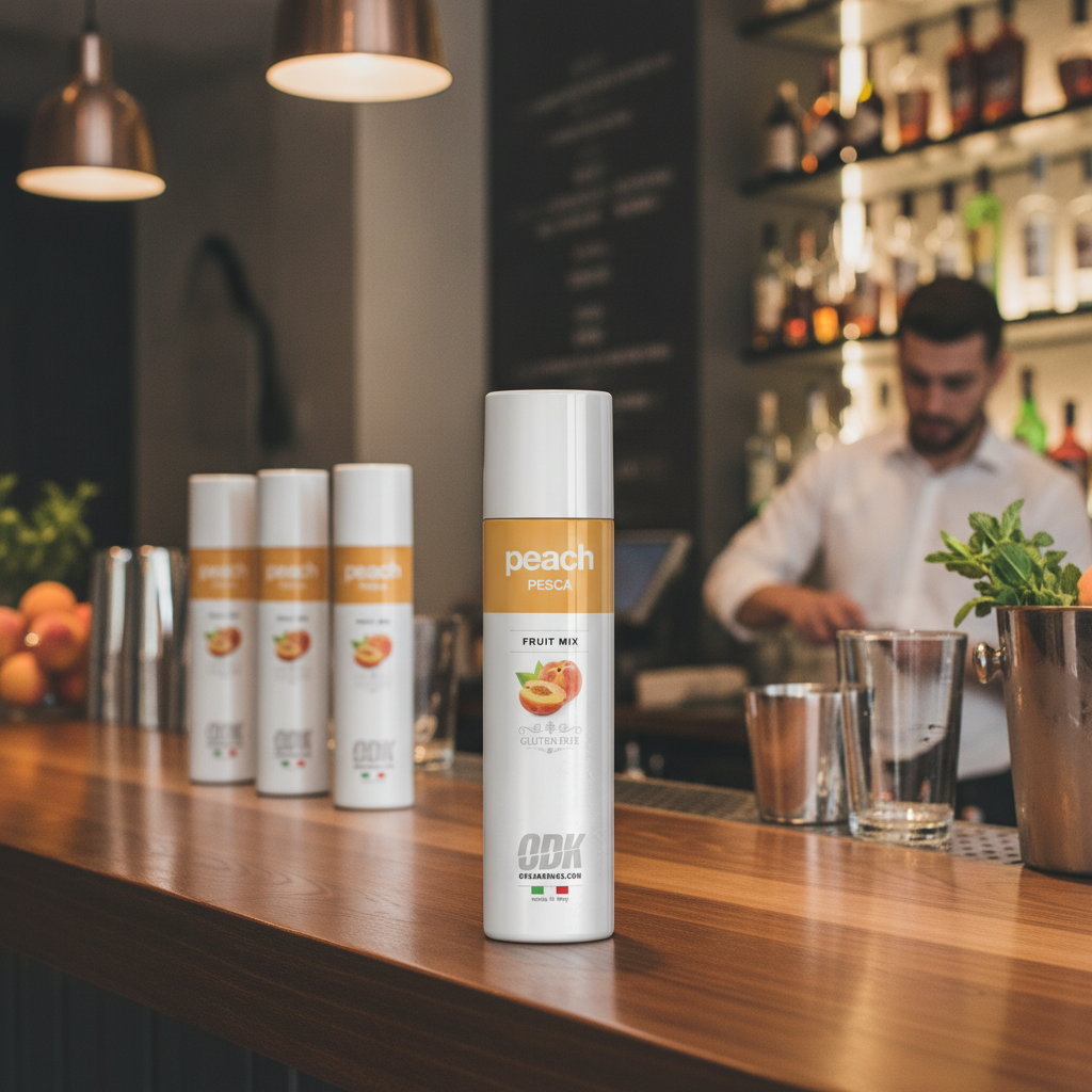 Peach Puree 750ml for Cocktails & Beverages