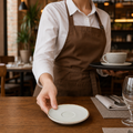 Saucers 150mm Brown Porcelain for Restaurants & Cafés (Pack of 36)