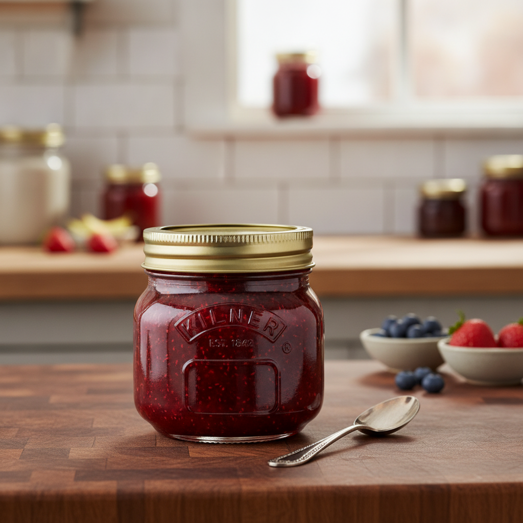 Glass Preserve Jar 250ml for Home & Kitchen