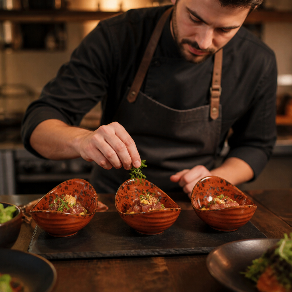 Bowls 130mm Terracotta for Restaurants & Cafés (Pack of 12)