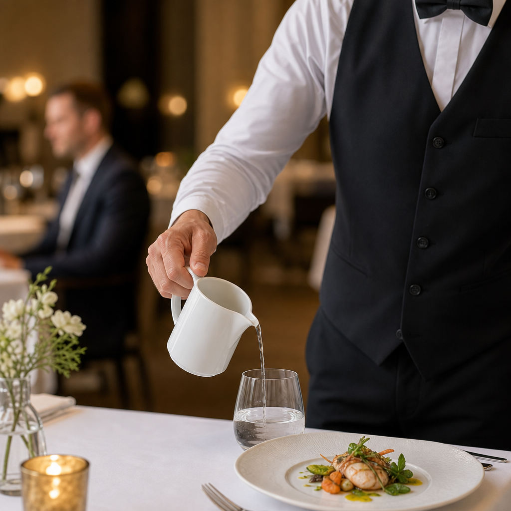 Alumina Vitrified Ceramic Jug 285ml for Fine Dining (Pack of 12)