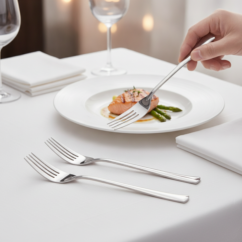 Stainless Steel Table Forks for Everyday Dining (Pack of 12)