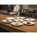 Porcelain Oval Eared Dishes 280mm for Catering (Pack of 6)