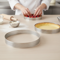 Stainless Steel Perforated Cake Ring 240x35mm for Professional Baking