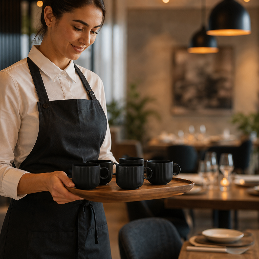 Low Cups 85ml Vitrified Porcelain for Dining (Pack of 12)