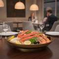 Stainless Steel Seafood Serving Bowl 245mm for Elegant Dining