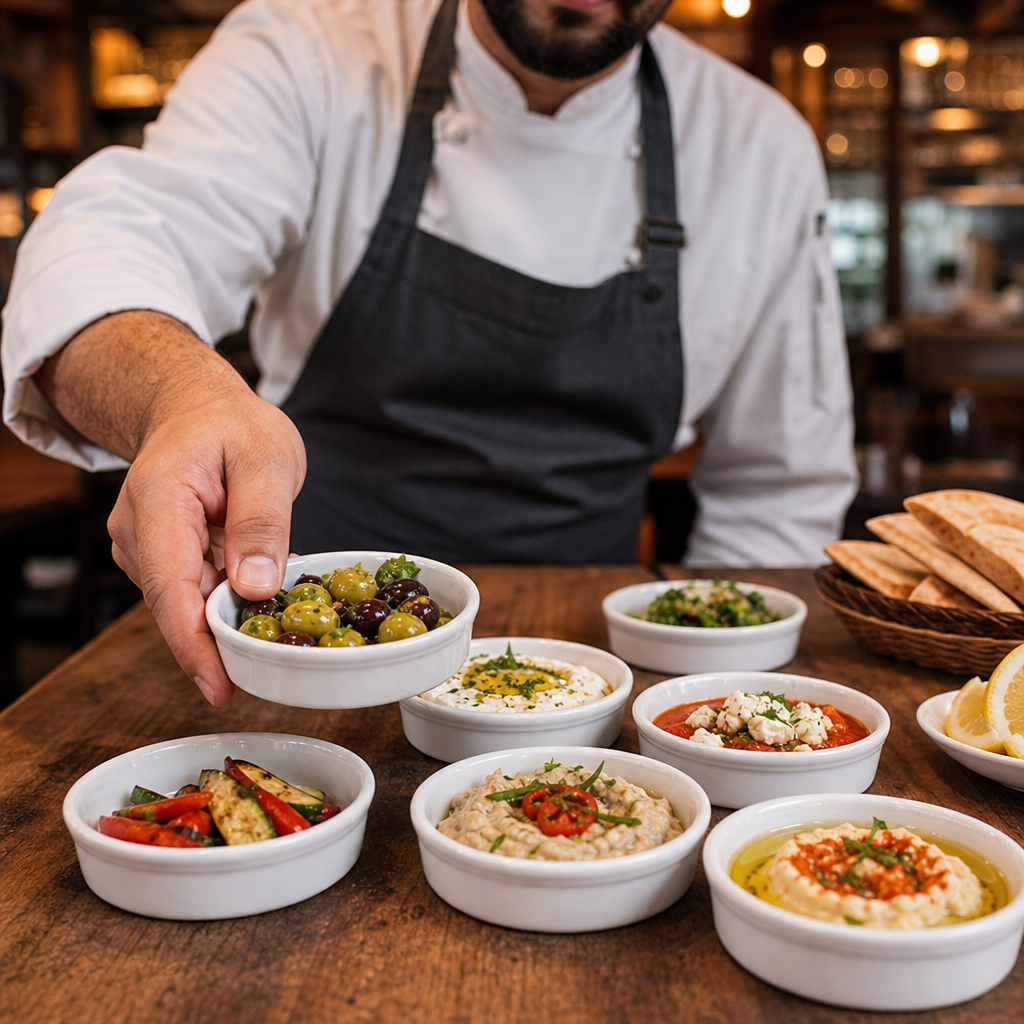 Mezze Dishes 200ml Porcelain for Tapas & Dips (Pack of 12)