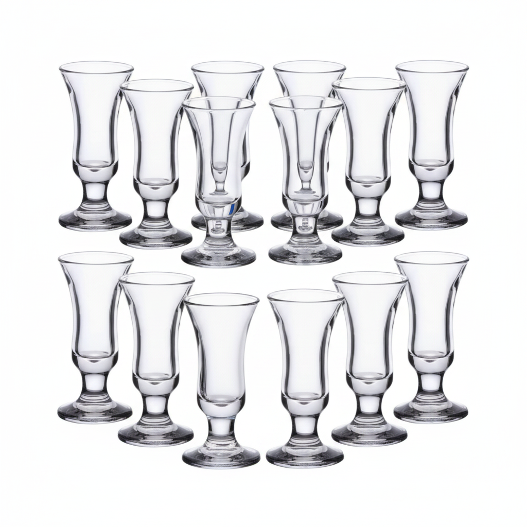 Clear Glass Liqueur and Sherry Glasses 30ml for Bars & Pubs (Pack of 12)