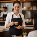 Tempered Glass Coffee Cups 310ml for Hospitality Use (Pack of 12)