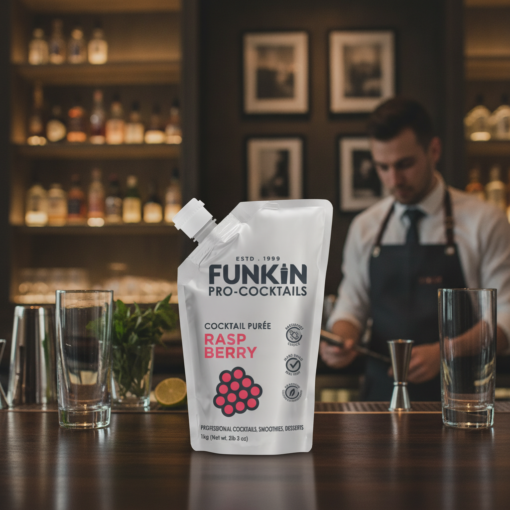 Raspberry Fruit Puree 1.04L for Cocktails & Soft Drinks