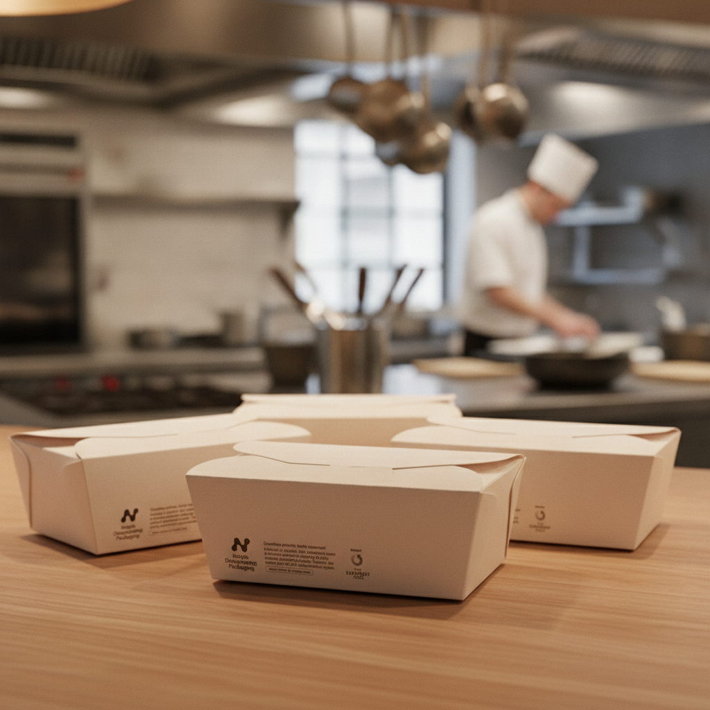 Compostable Paperboard Takeaway Boxes 1200ml for Eco-Friendly Dining (Pack of 250)