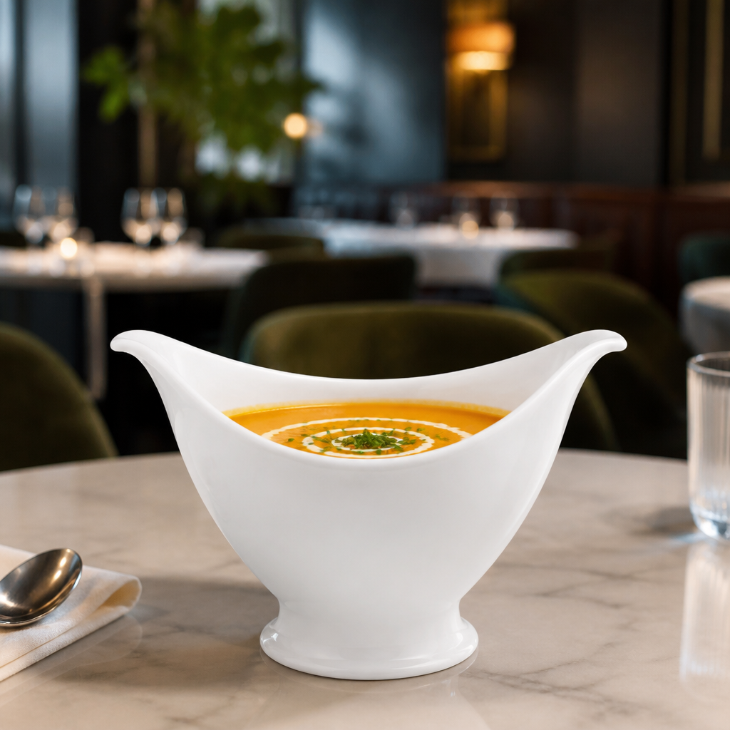 Balance Soup Bowls 330ml in Fine China for Contemporary Dining
