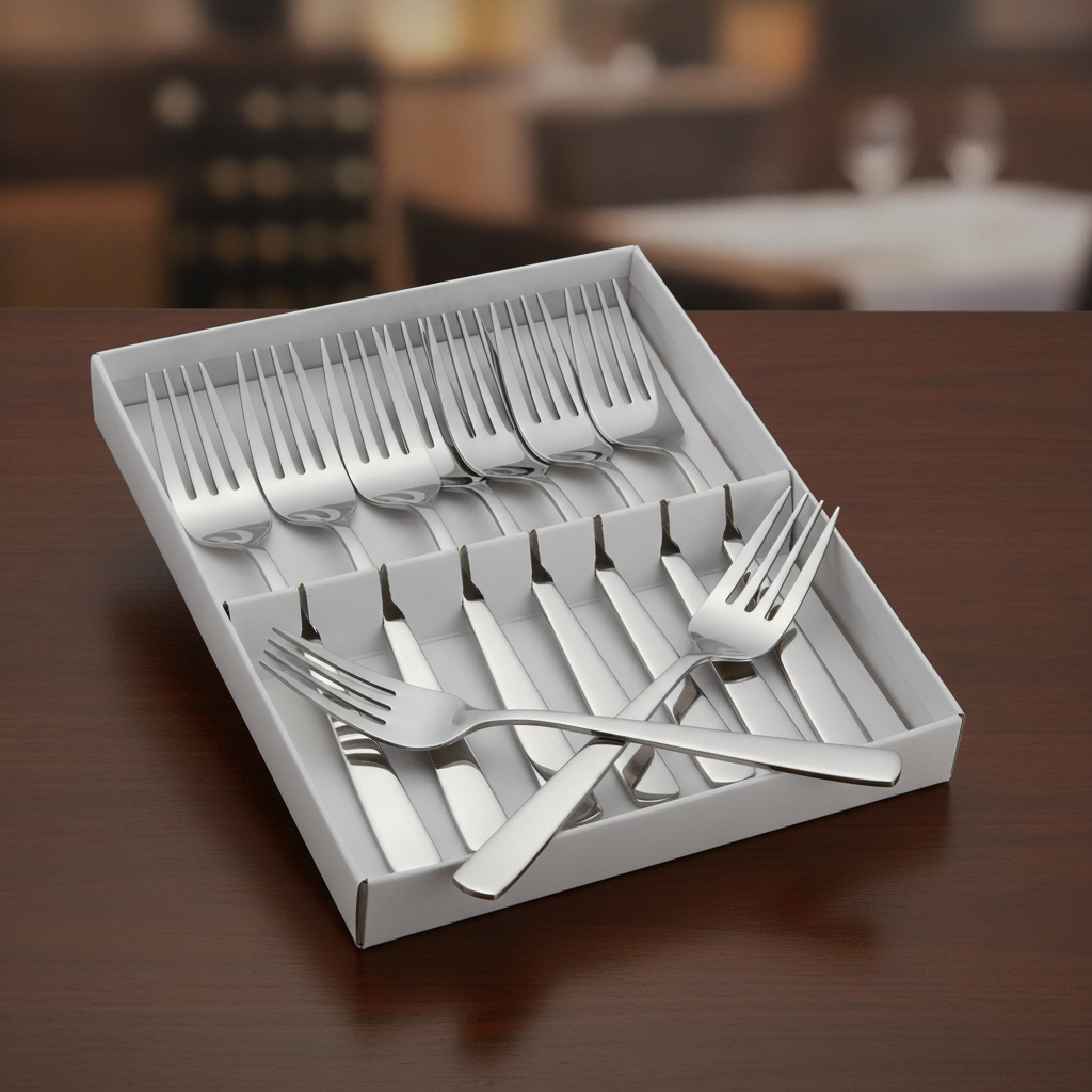 Stainless Steel Table Forks for Classic & Contemporary Dining (Pack of 12)
