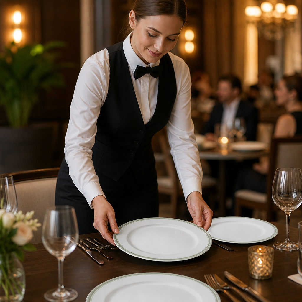 Plates 285mm China for Dining and Entertaining (Pack of 6)