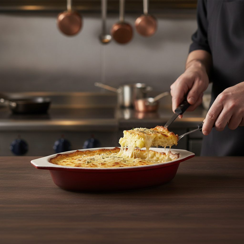 Cast Iron Oval Gratin Dish 650ml for Serving Dishes