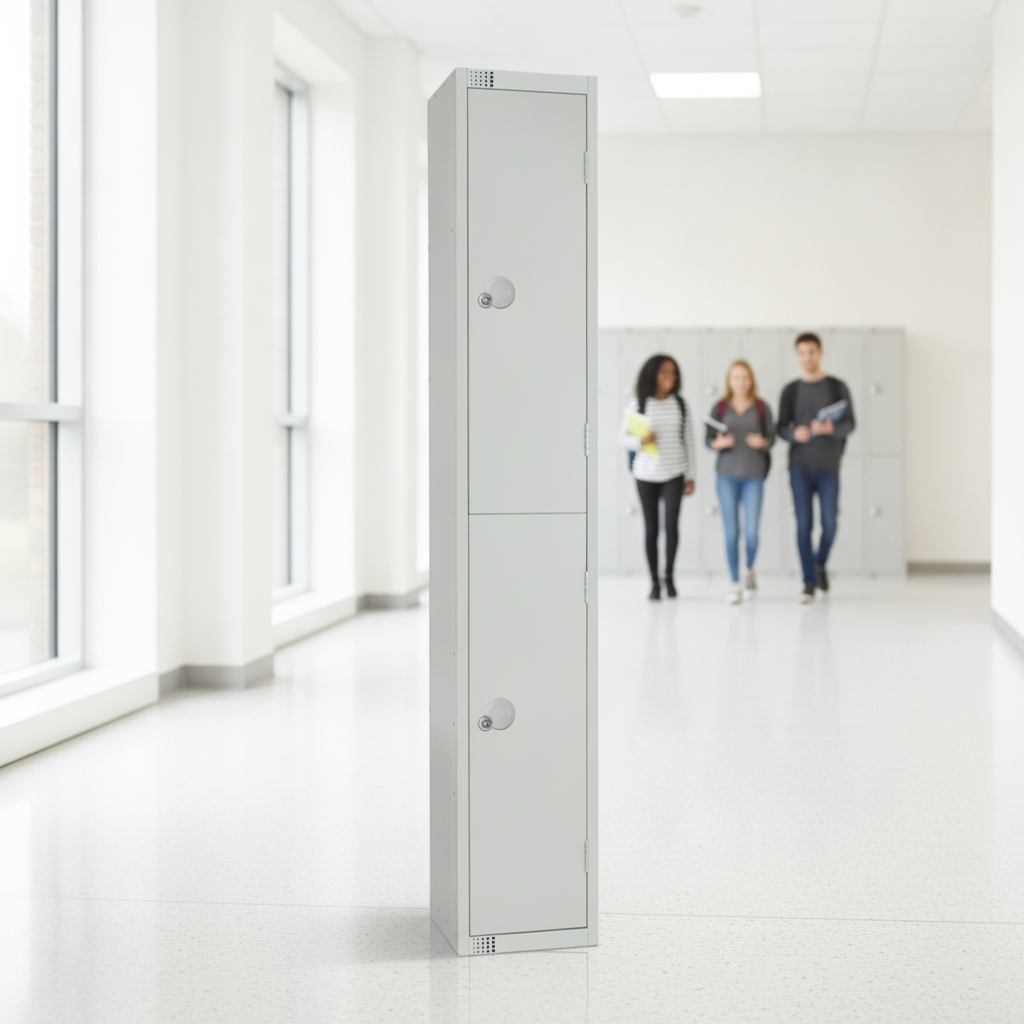 Polyester Powder Coated Steel Lockers 300mm for Education & Health Institutions