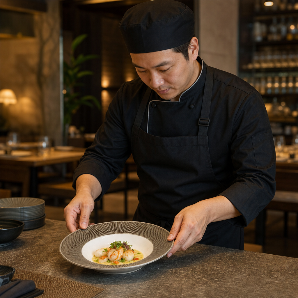 Bamboo Spinwash Wide Rim Bowls 240mm for Restaurants & Cafés