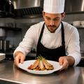 Durable Porcelain Mediterranean Dishes 254mm for Catering Use