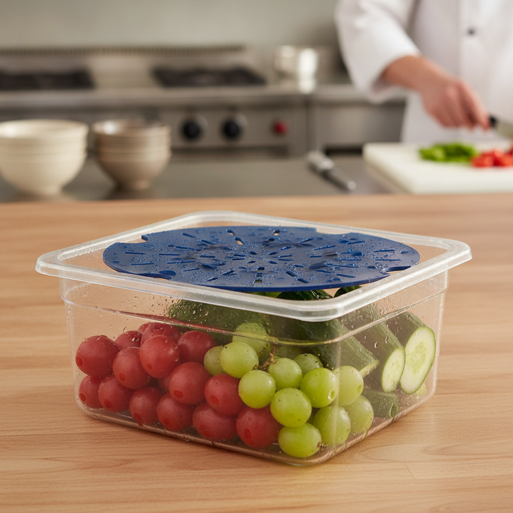 Polypropylene Drain Shelf for Fresh Produce Storage