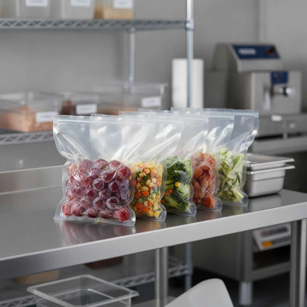 Polybutylene Vacuum Sealer Bags 150x250mm for Food Storage (Pack of 50)