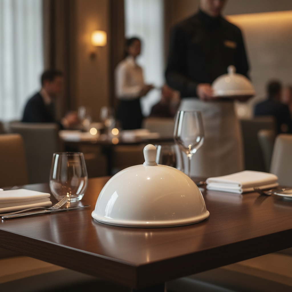 Bone China Cloche 190mm for Food Service
