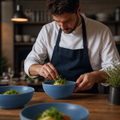 Porcelain Deep Bowls in Oslo Blue for Casual and Elevated Dining