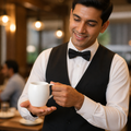 Bulb Mugs 360ml White Vitrified Ceramic for Catering (Pack of 6)