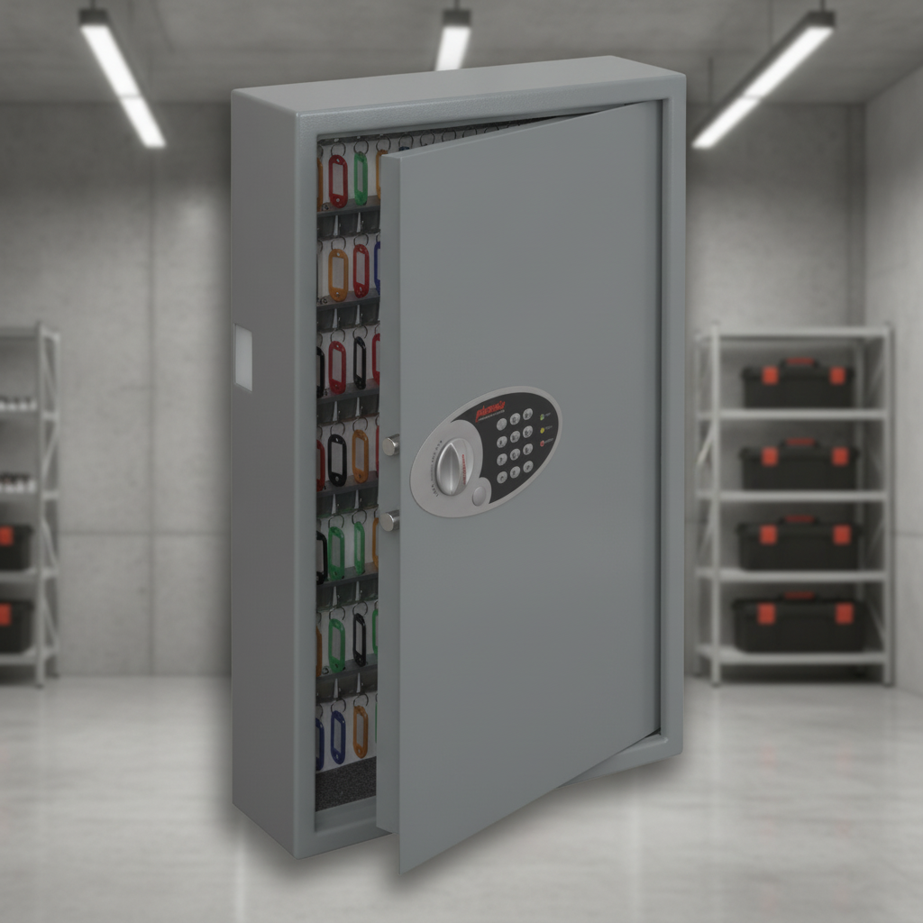Heavy Duty Grey Key Safe for Secure Storage (Pack of 1)