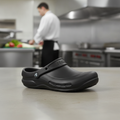 Croslite Resin Black Bistro Clogs for Long Hours of Comfort