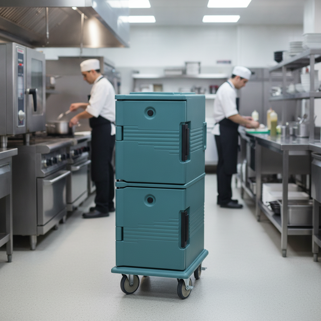 Polypropylene Insulated Food Carrier 114L for Efficient Meal Service