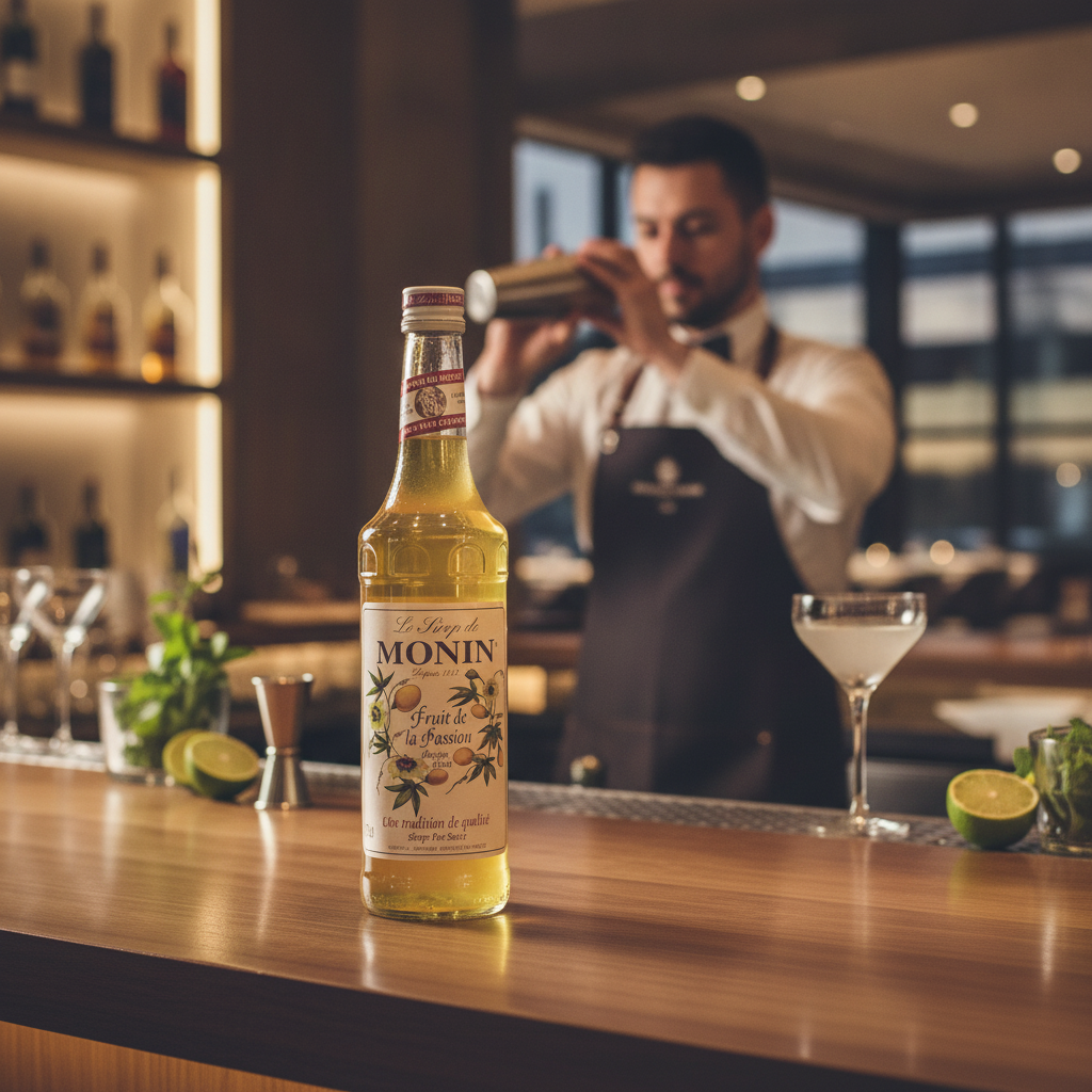Natural Passion Fruit Syrup 700ml for Cocktails & Beverages