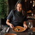 Plates Vintage Copper Porcelain for Dining (Pack of 12)