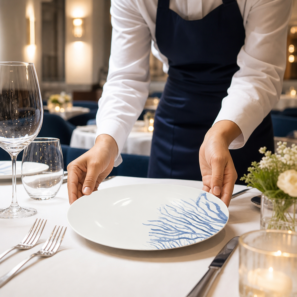 Coupe Plates 230mm Porcelain for Stylish Table Service (Pack of 6)