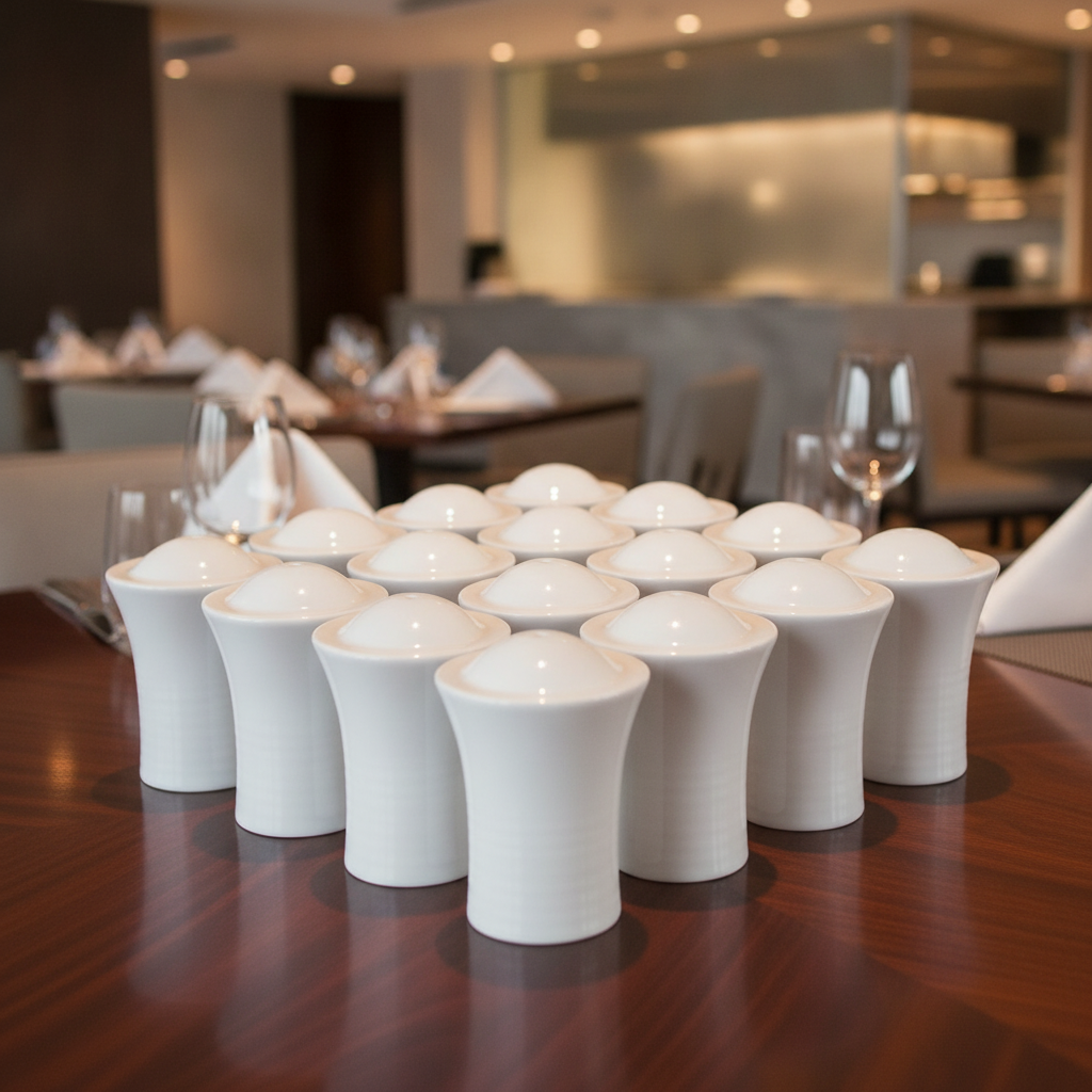 Porcelain Salt Shakers for Fine Dining (Pack of 36)