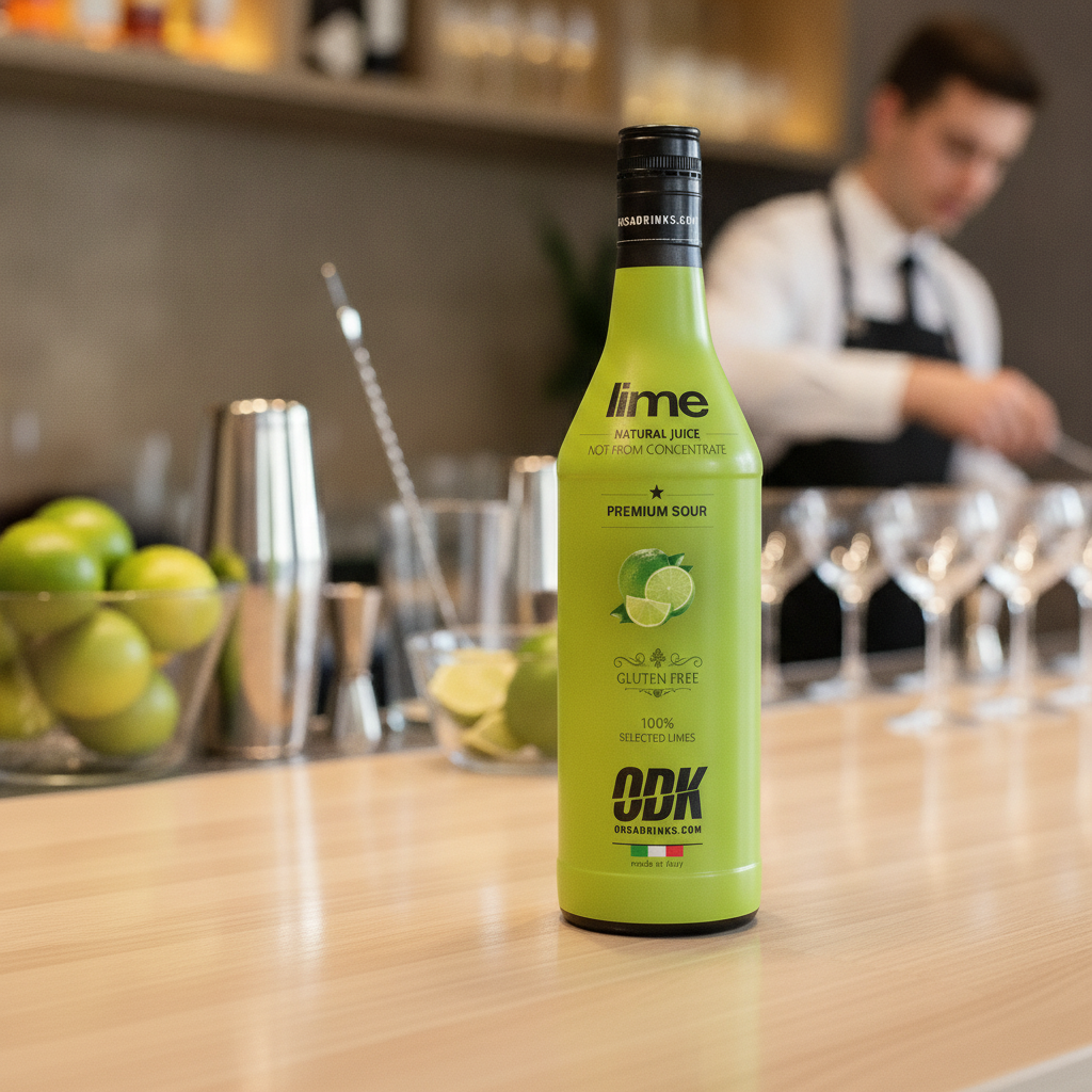 Polyethylene 100% Lime Juice 750ml for Cocktails & Smoothies