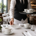 Saucers 152.5mm Porcelain for Tea and Coffee Service (Pack of 36)
