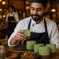 Cups 80mm Vitrified Stoneware for Restaurant Dining (Pack of 12)