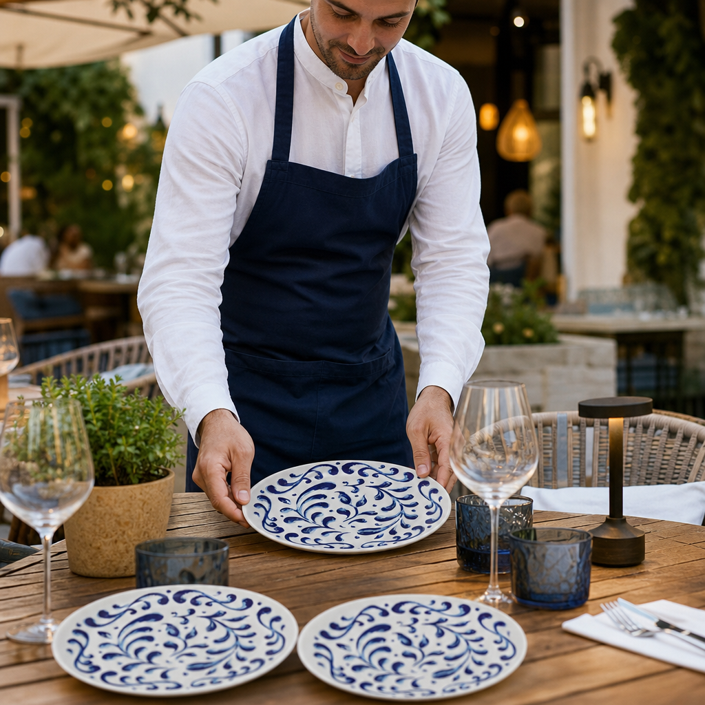 Alumina Oval Coupe Plates 255mm Vitrified Ceramic for Outdoor Dining (Pack of 12)