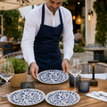 Alumina Oval Coupe Plates 255mm Vitrified Ceramic for Outdoor Dining (Pack of 12)