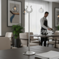 Stainless Steel Table Number Stand 305mm for Restaurants