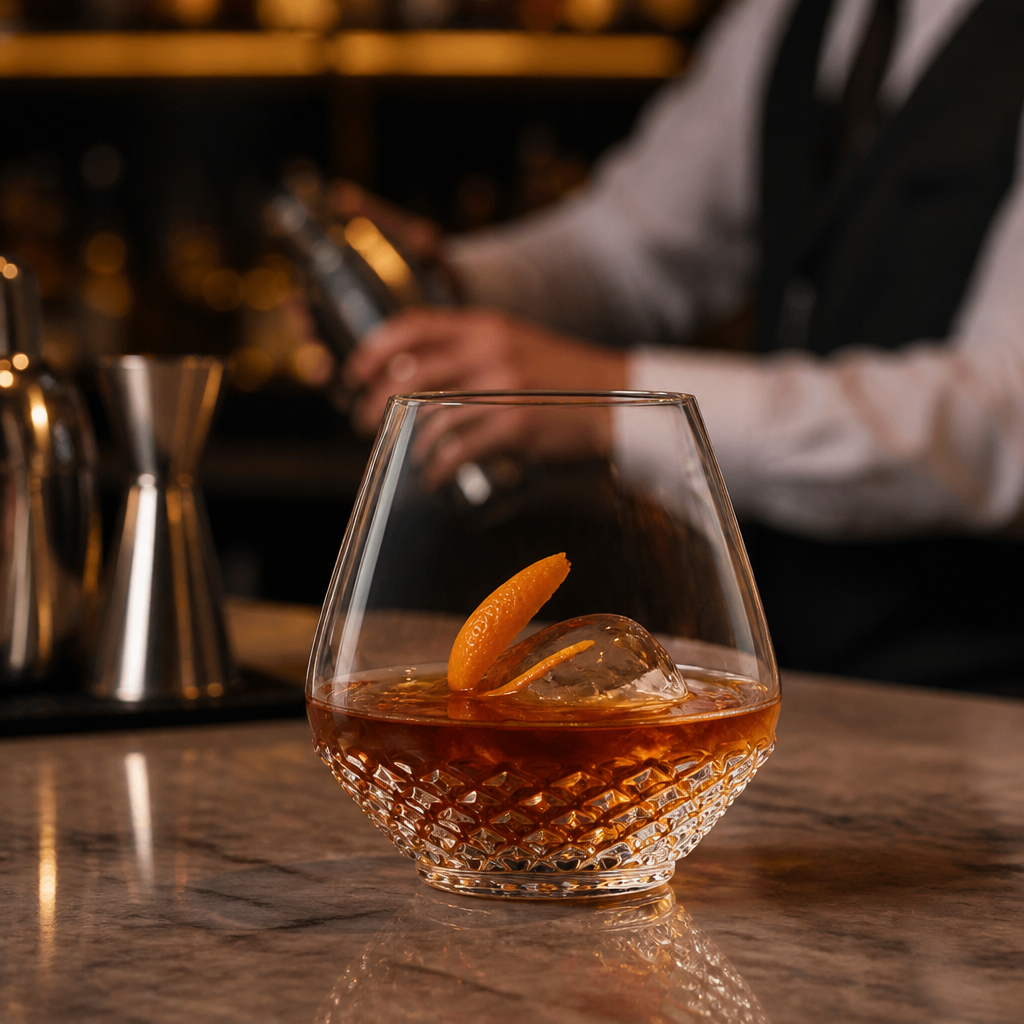 Lead-Free Crystal Rum Glasses 450ml for Cocktails (Pack of 24)