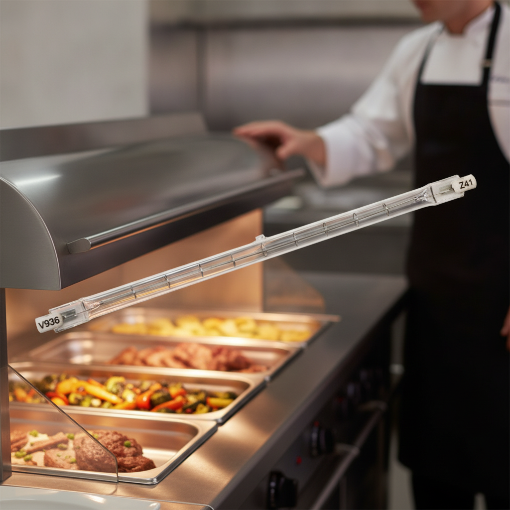 Quartz Infrared Bulb 300W for Food Holding