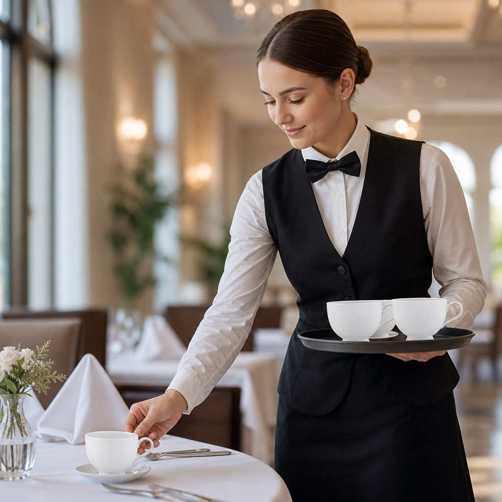 Tea Cups 250ml Bone China for Hotels & B&Bs (Pack of 6)