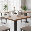 Melamine Square Table Top 700mm for Cafés & Restaurants