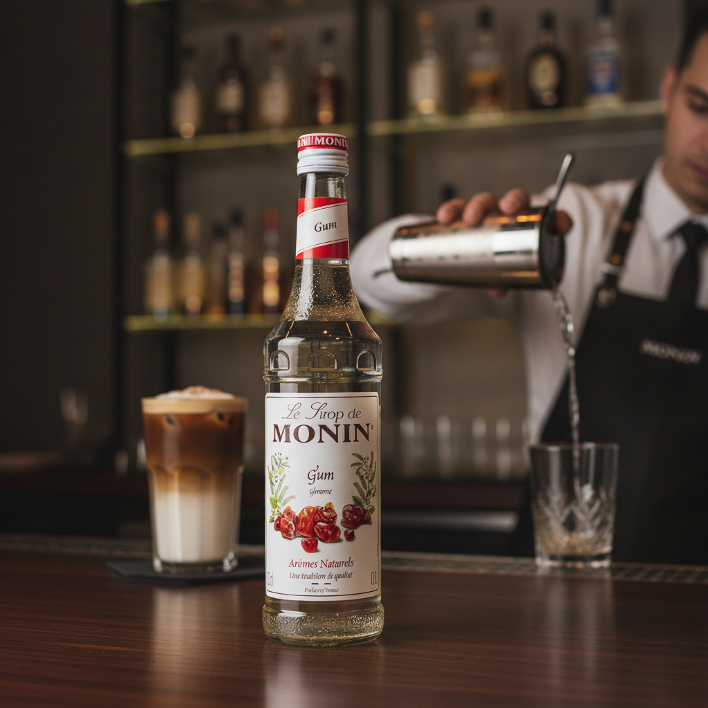 Natural Gomme Syrup 700ml for Coffee and Cocktails