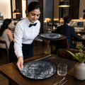 Vitrified Plates 280mm China for Contemporary Dining (Pack of 12)