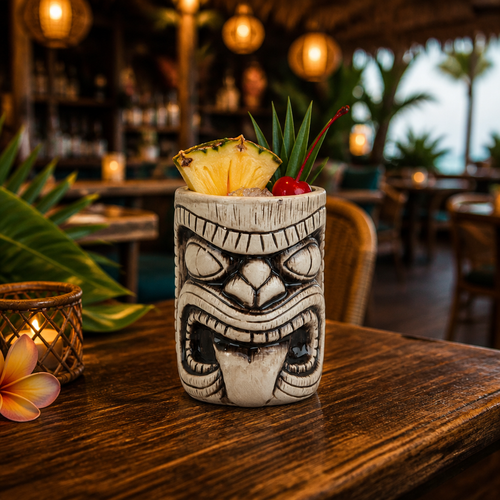Ceramic Tiki Mug 450ml for Themed Parties