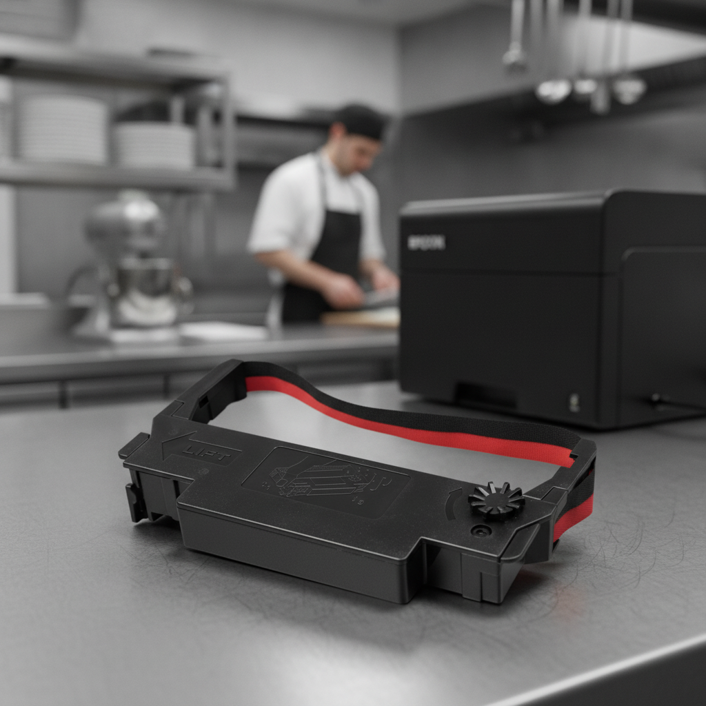 Epson Compatible Printer Ribbon Black & Red for Kitchen Use