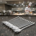 Stainless Steel Spaghetti Spoons 300mm for Buffet Presentation (Pack of 10)